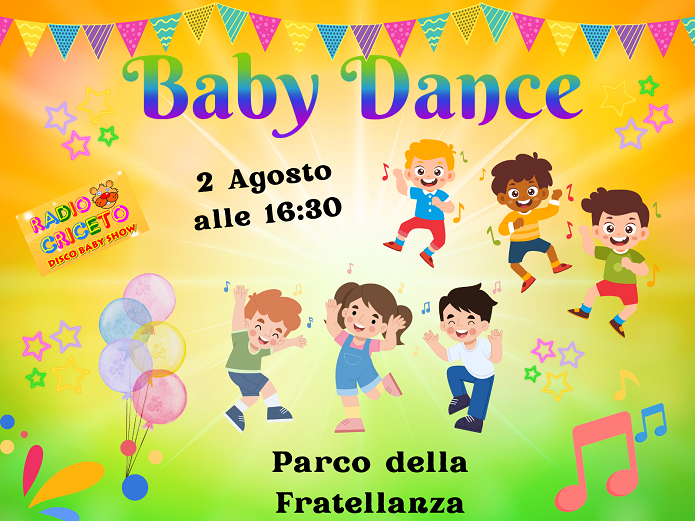 BABY DANCE PER BAMBINI CON RADIO CRICETO
