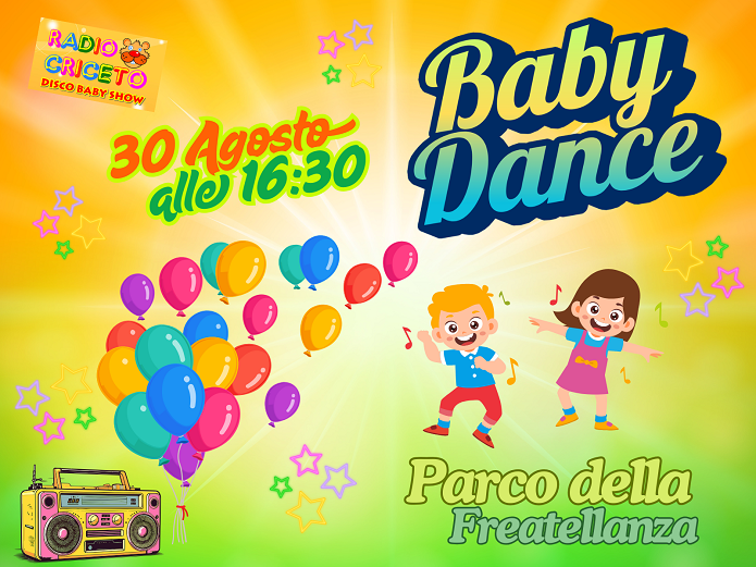 BABY DANCE CON RADIO CRICETO